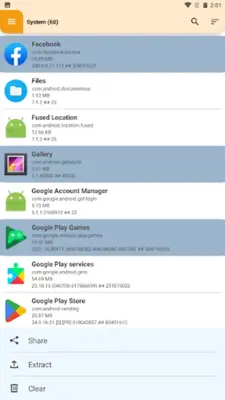 Apk extractor android App screenshot 18