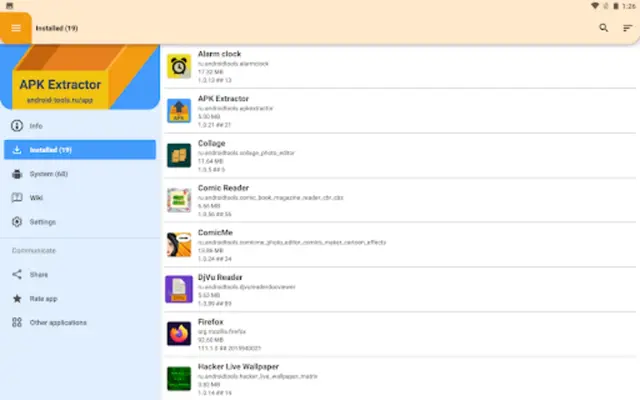 Apk extractor android App screenshot 4